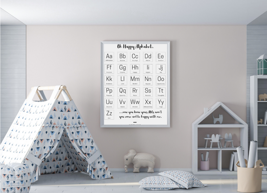 Oh Happy ABCs - Digital Print