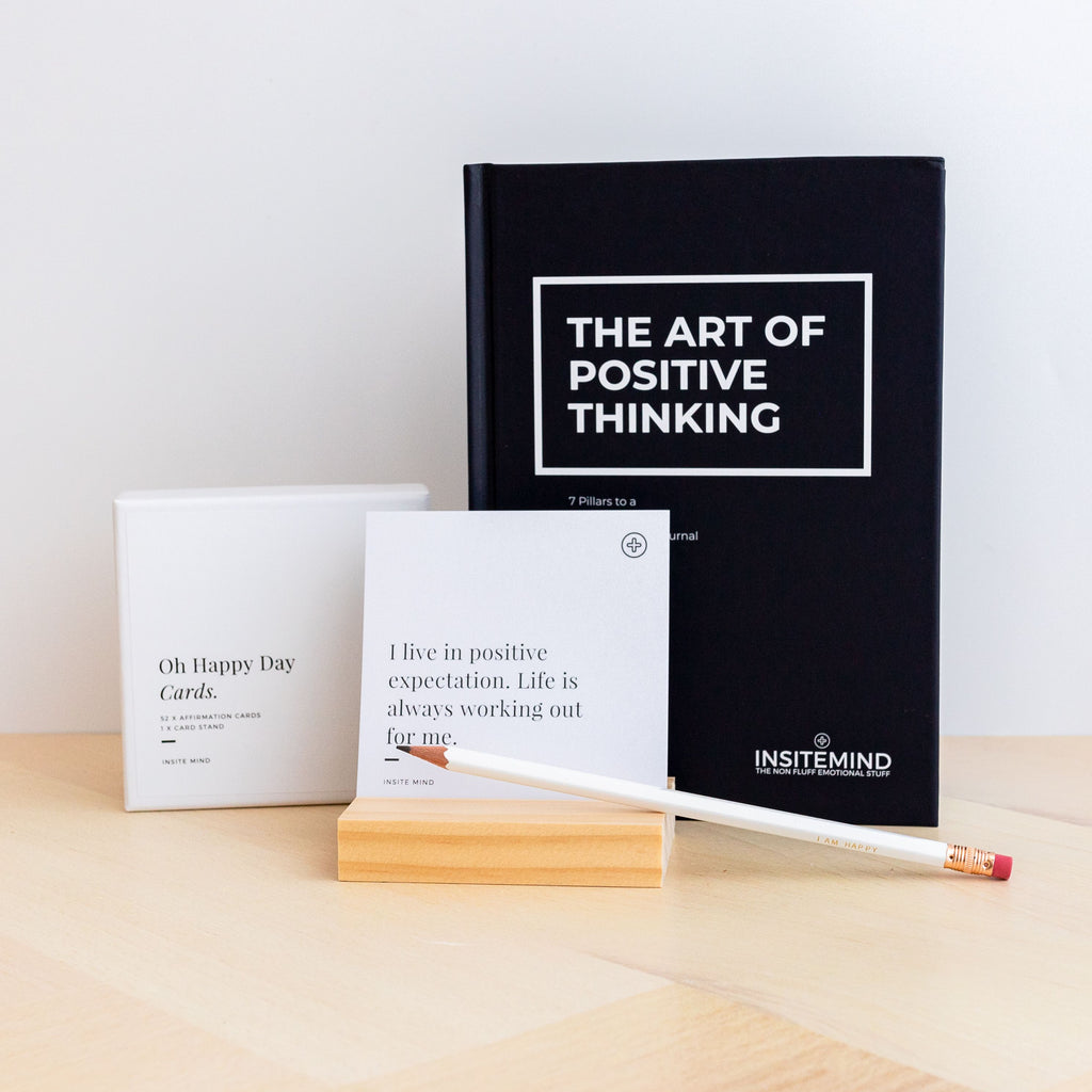 Positive Thinking Pack- Positive Thinking Journal and Affirmation Cards