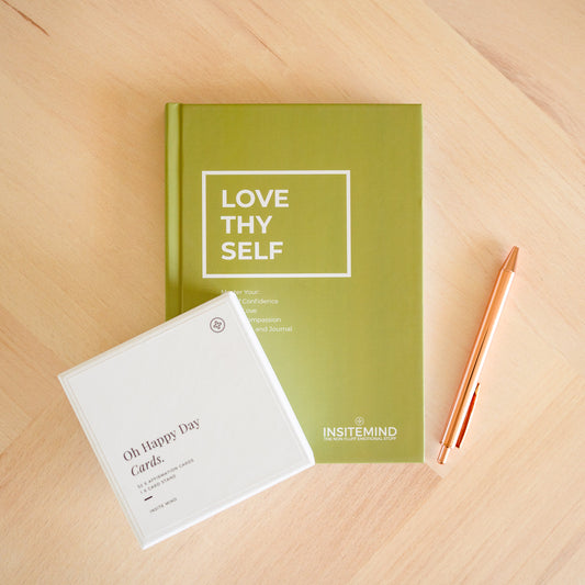 Self-Love Pack- Love Thy Self Journal and Affirmation Cards
