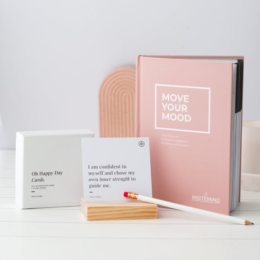 Move Your Mood Kit - Emotional Intelligence Journal and Affirmation Cards